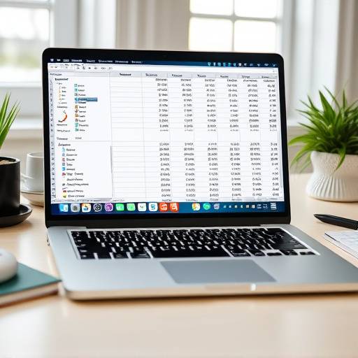 A person creating a daily budget using a spreadsheet on a laptop, showcasing budgeting tools.